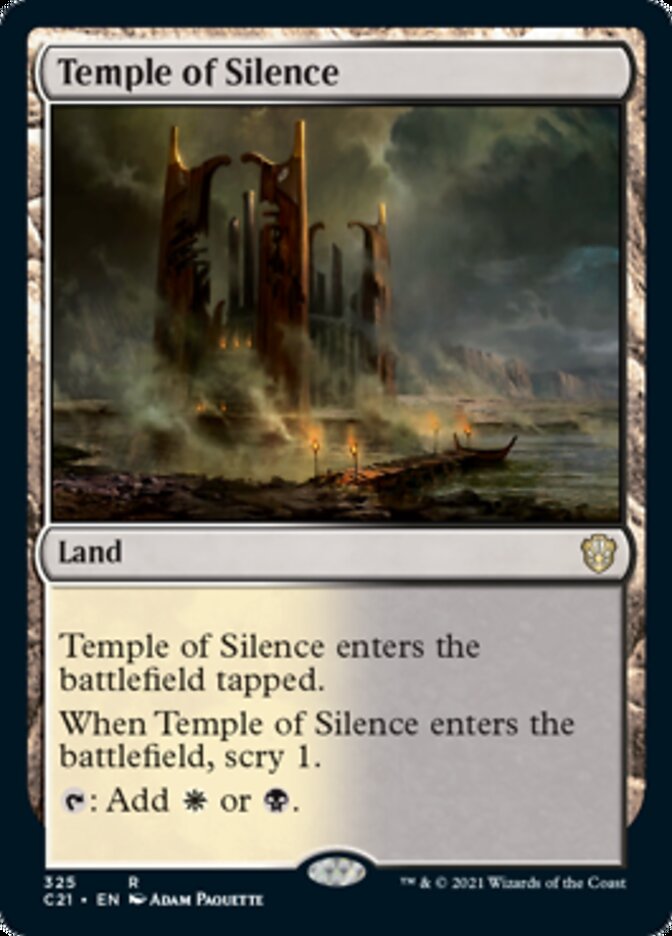 Temple of Silence [Commander 2021] | Gauntlet Hobbies - Angola