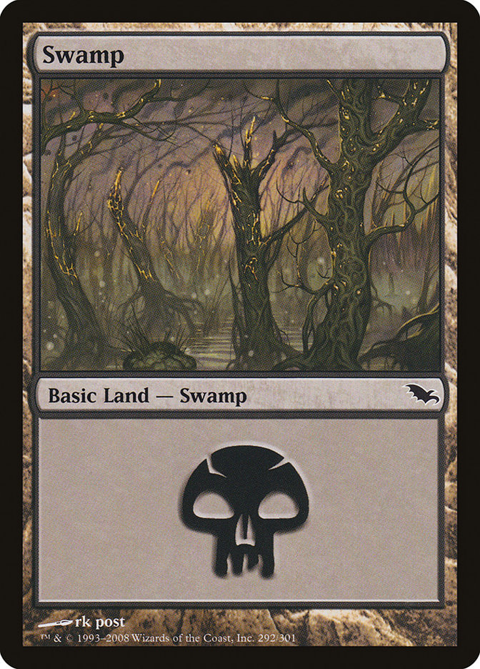 Swamp (292) [Shadowmoor] | Gauntlet Hobbies - Angola