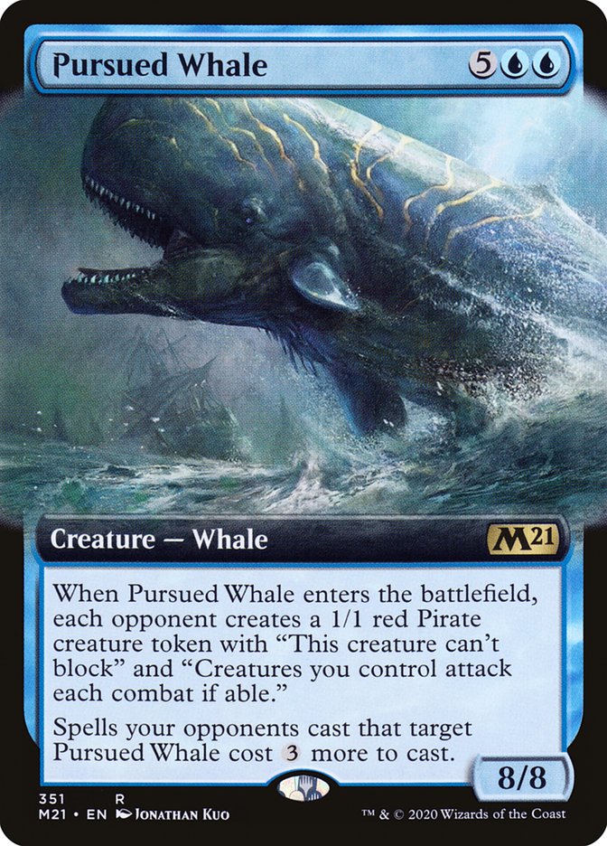 Pursued Whale (Extended) [Core Set 2021] | Gauntlet Hobbies - Angola