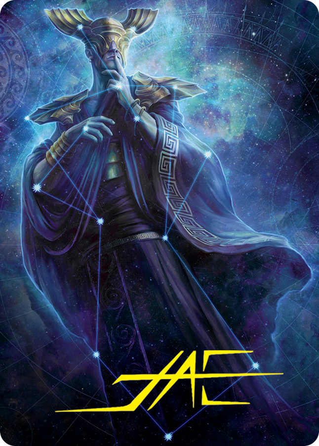 Atris, Oracle of Half-Truths Art Card (Gold-Stamped Signature) [March of the Machine Art Series] | Gauntlet Hobbies - Angola