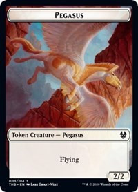 Pegasus // Satyr Double-sided Token [Theros Beyond Death Tokens] | Gauntlet Hobbies - Angola