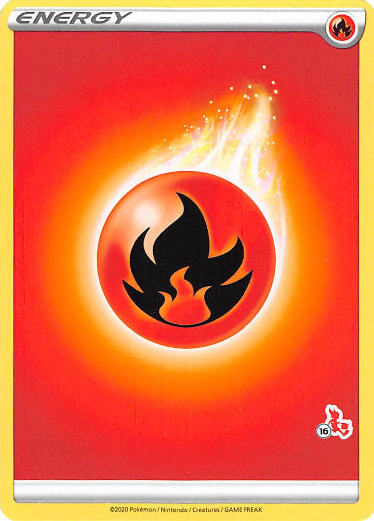 Fire Energy (Cinderace Stamp #16) [Battle Academy 2022] | Gauntlet Hobbies - Angola