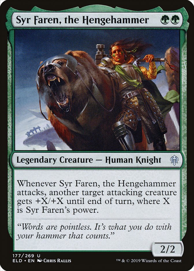 Syr Faren, the Hengehammer [Throne of Eldraine] | Gauntlet Hobbies - Angola