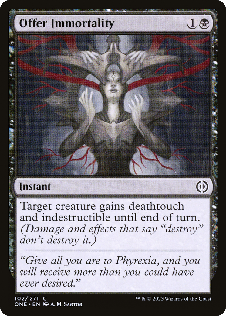 Offer Immortality [Phyrexia: All Will Be One] | Gauntlet Hobbies - Angola