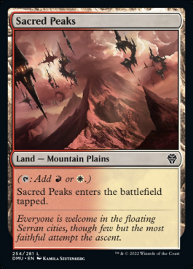 Sacred Peaks [Dominaria United] | Gauntlet Hobbies - Angola