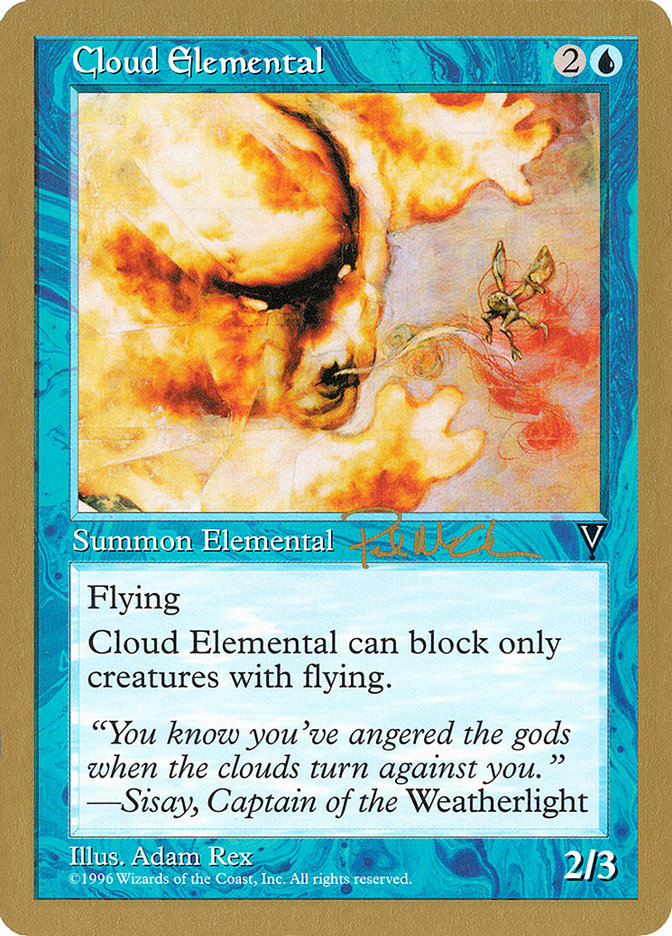 Cloud Elemental (Paul McCabe) [World Championship Decks 1997] | Gauntlet Hobbies - Angola