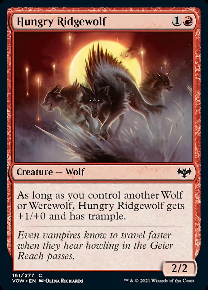Hungry Ridgewolf [Innistrad: Crimson Vow] | Gauntlet Hobbies - Angola