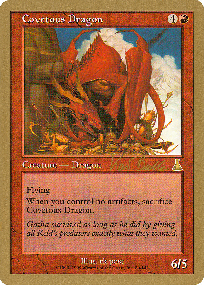 Covetous Dragon (Kai Budde) [World Championship Decks 1999] | Gauntlet Hobbies - Angola