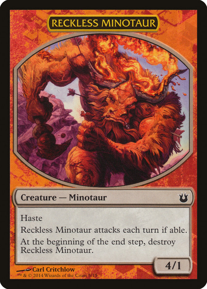 Reckless Minotaur [Born of the Gods Battle the Horde] | Gauntlet Hobbies - Angola