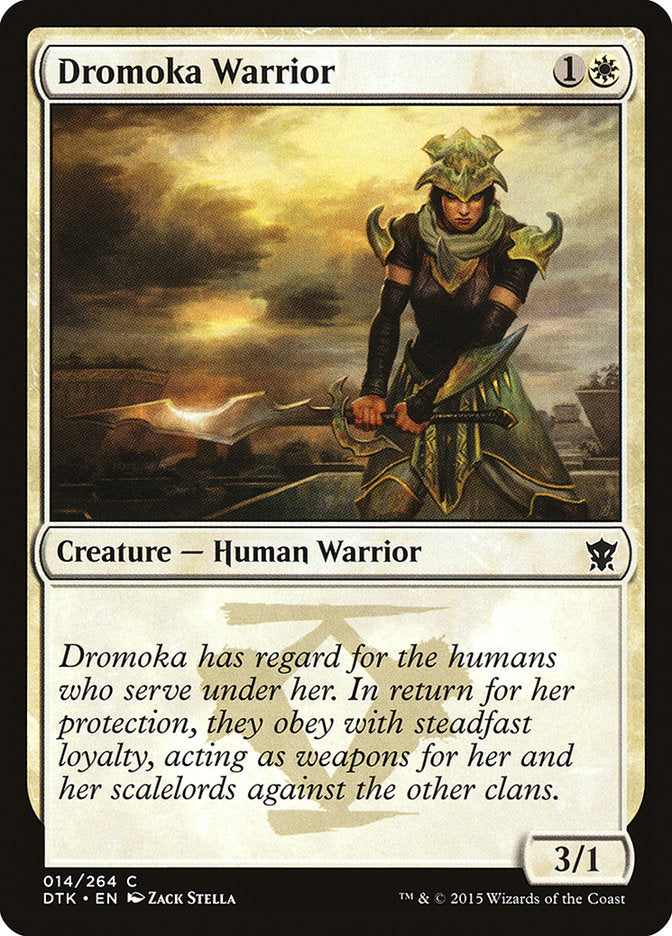 Dromoka Warrior [Dragons of Tarkir] | Gauntlet Hobbies - Angola