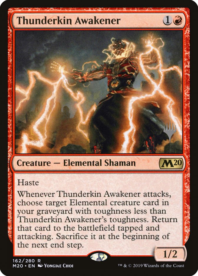 Thunderkin Awakener (Promo Pack) [Core Set 2020 Promos] | Gauntlet Hobbies - Angola