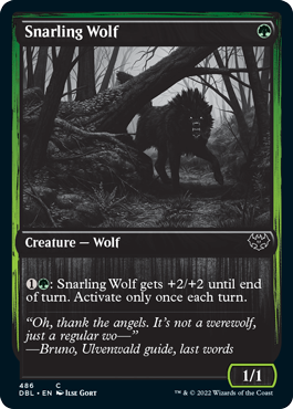 Snarling Wolf (486) [Innistrad: Double Feature] | Gauntlet Hobbies - Angola