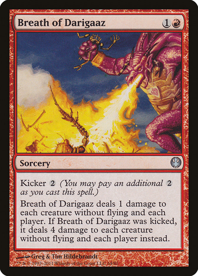 Breath of Darigaaz [Duel Decks: Knights vs. Dragons] | Gauntlet Hobbies - Angola