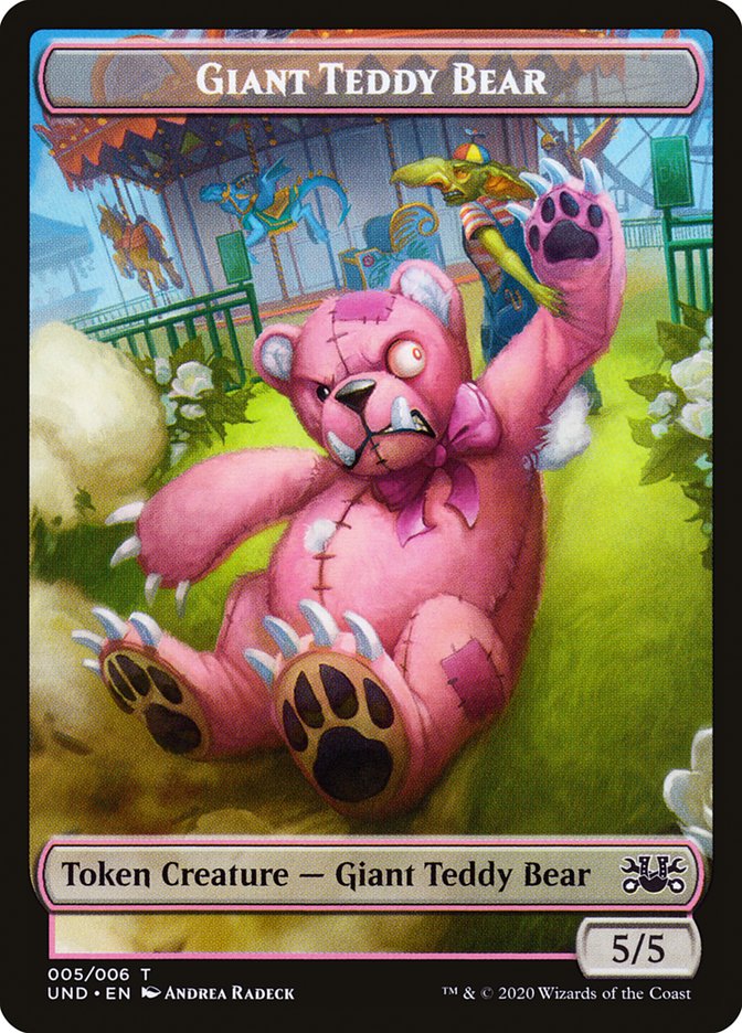 Goblin // Giant Teddy Bear Double-sided Token [Unsanctioned Tokens] | Gauntlet Hobbies - Angola
