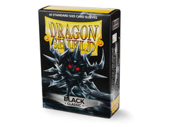 Dragon Shield Classic Sleeve - Black ‘Locus’ 60ct | Gauntlet Hobbies - Angola