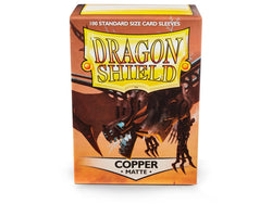 Dragon Shield Matte Sleeve - Copper ‘Draco Primus’ 100ct