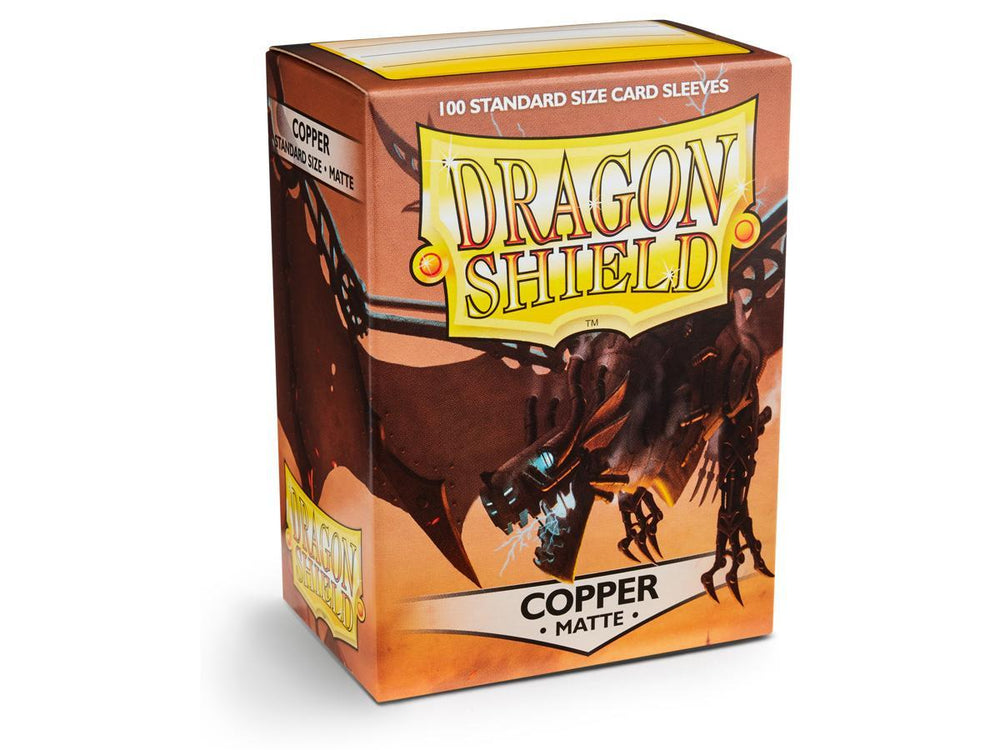 Dragon Shield Matte Sleeve - Copper ‘Draco Primus’ 100ct