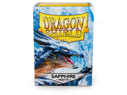 Dragon Shield Matte Sleeve - Sapphire ‘Roiin & Royenna’ 100ct