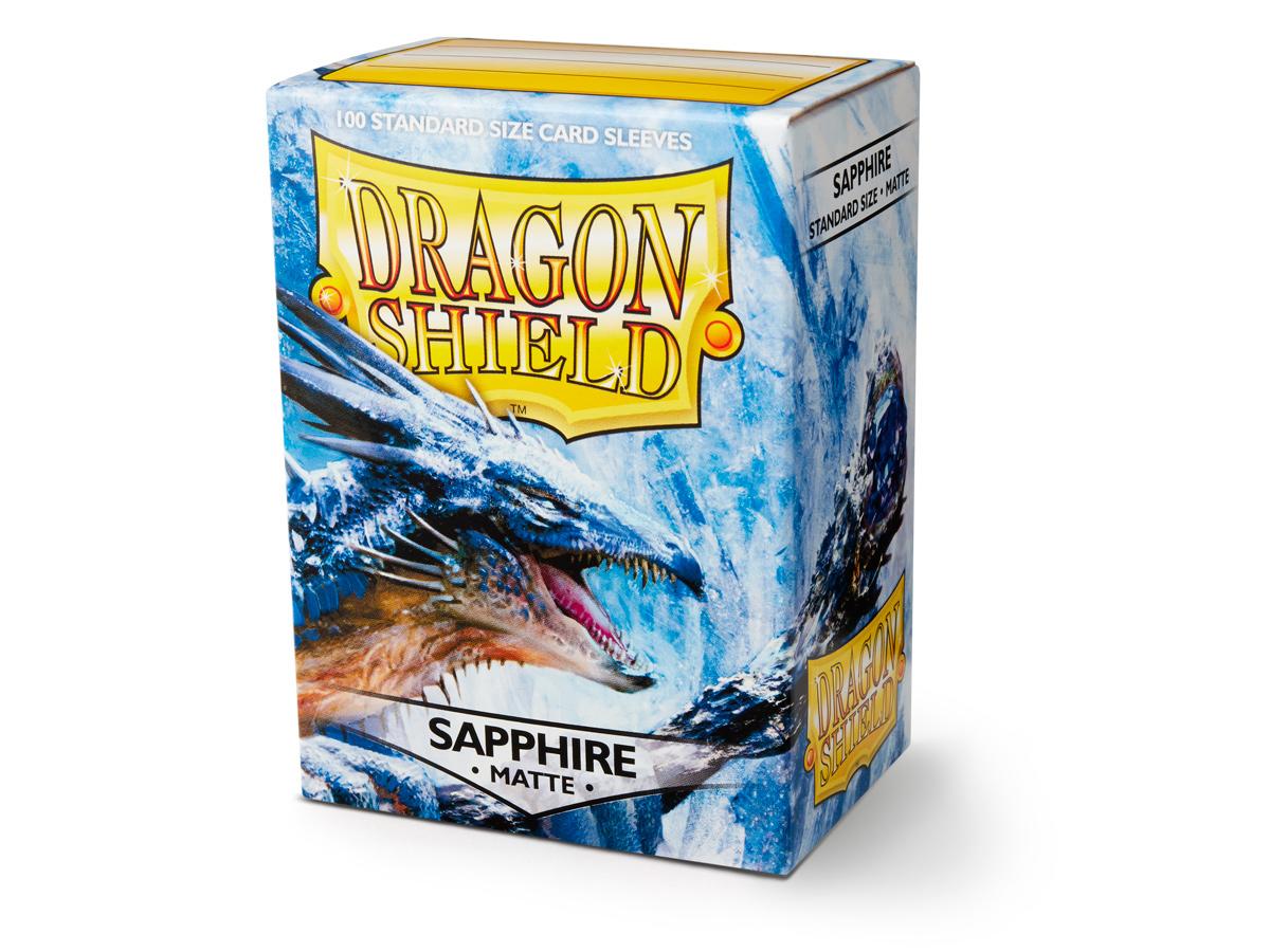 Dragon Shield Matte Sleeve - Sapphire ‘Roiin & Royenna’ 100ct | Gauntlet Hobbies - Angola