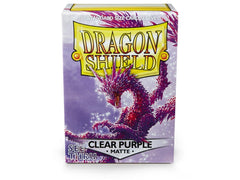 Dragon Shield Matte Sleeve - Clear Purple ‘Racan’ 100ct | Gauntlet Hobbies - Angola