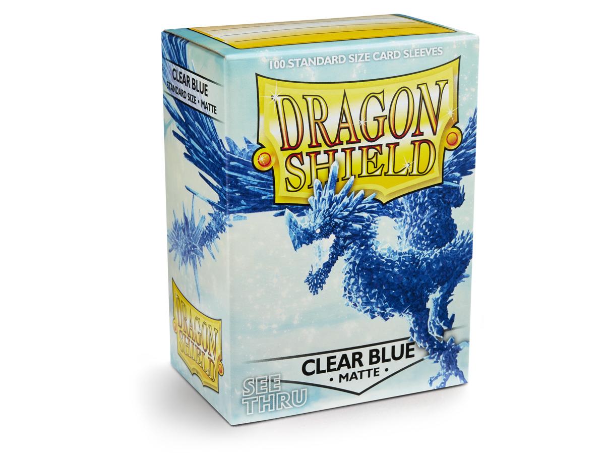 Dragon Shield Matte Sleeve - Clear Blue ‘Celeste’ 100ct | Gauntlet Hobbies - Angola