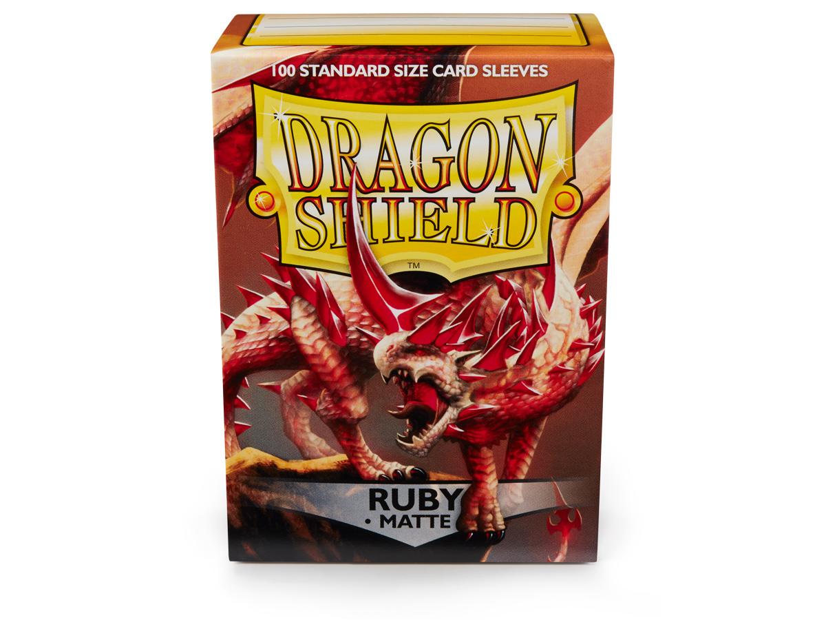 Dragon Shield Matte Sleeve - Ruby ‘Rubis’ 100ct | Gauntlet Hobbies - Angola