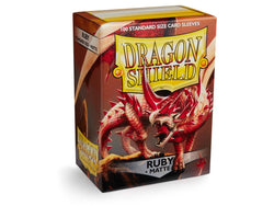 Dragon Shield Matte Sleeve - Ruby ‘Rubis’ 100ct