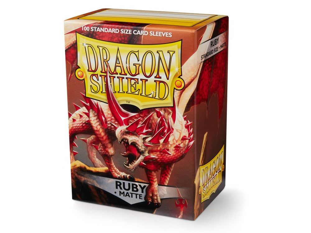 Dragon Shield Matte Sleeve - Ruby ‘Rubis’ 100ct