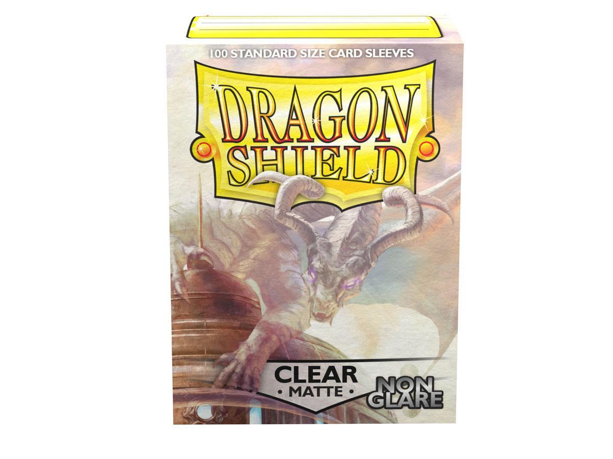 Dragon Shield Non-Glare Sleeve - Clear ‘Mantem’ 100ct | Gauntlet Hobbies - Angola