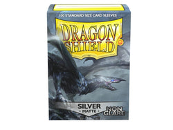 Dragon Shield Matte Sleeve - Silver ‘Caelum’ 100ct