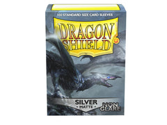 Dragon Shield Matte Sleeve - Silver ‘Caelum’ 100ct | Gauntlet Hobbies - Angola