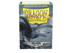 Dragon Shield Non-Glare Sleeve - Silver ‘Argentia’ 100ct | Gauntlet Hobbies - Angola