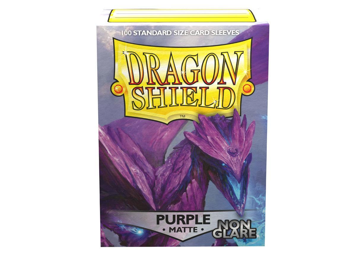 Dragon Shield Non-Glare Sleeve - Purple ‘Amifist’ 100ct | Gauntlet Hobbies - Angola
