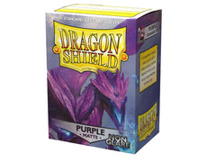 Dragon Shield Non-Glare Sleeve - Purple ‘Amifist’ 100ct | Gauntlet Hobbies - Angola