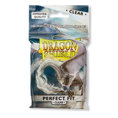 Dragon Shield Perfect Fit Sleeve - Clear ‘Sanctus’ 100ct | Gauntlet Hobbies - Angola