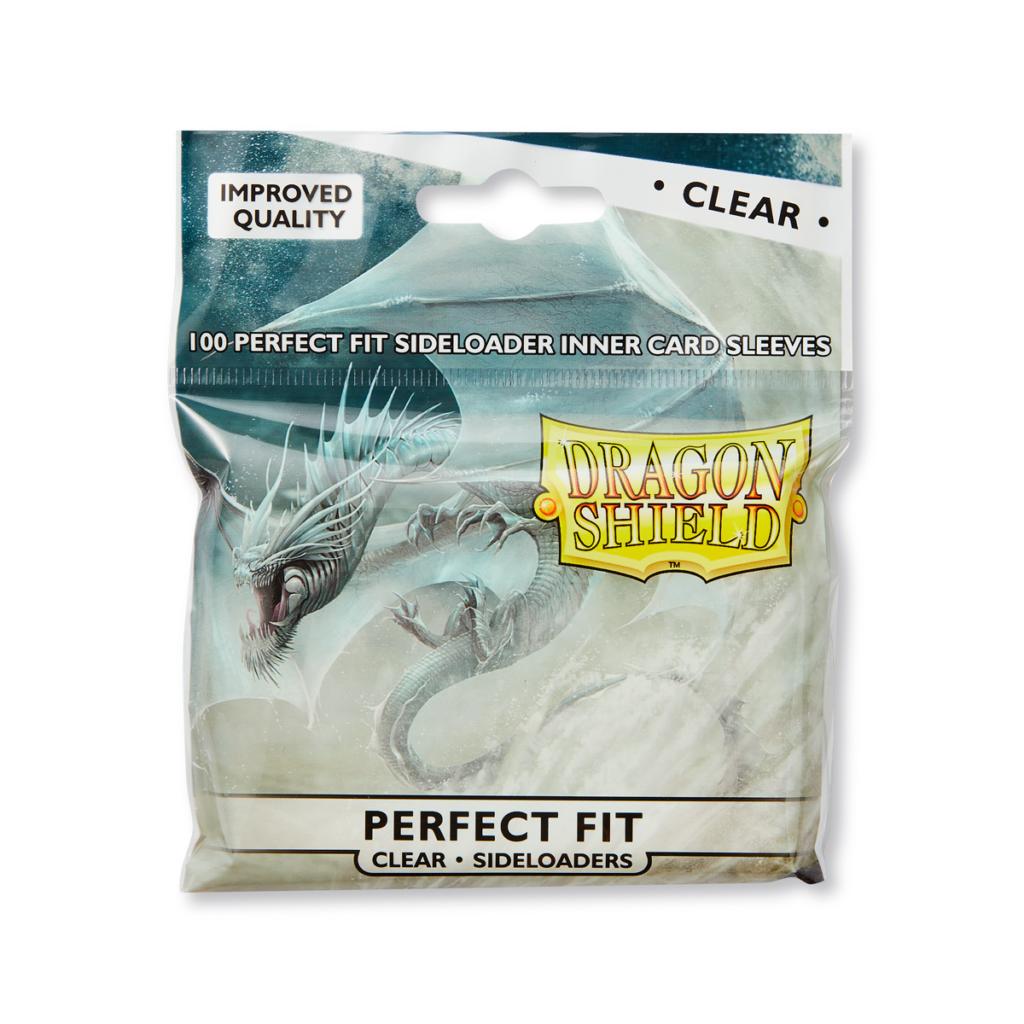 Dragon Shield Perfect Fit Sleeves - Clear ‘Naluapo’ 100ct | Gauntlet Hobbies - Angola