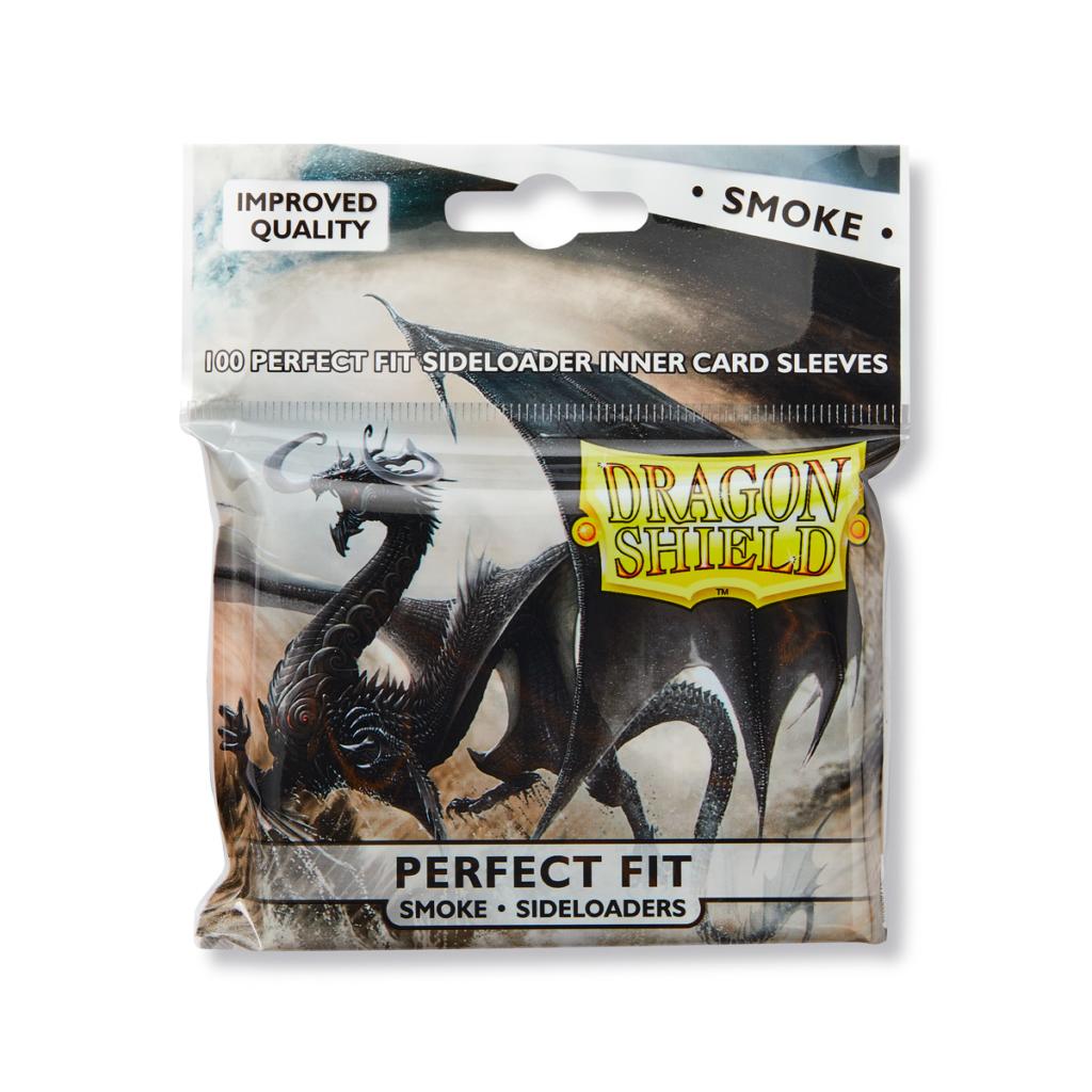 Dragon Shield Perfect Fit Sleeve - Smoke ‘Shinon’ 100ct | Gauntlet Hobbies - Angola