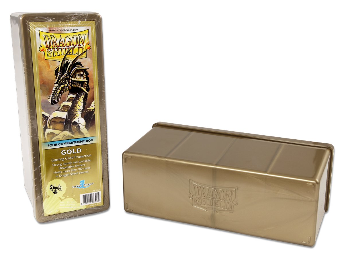 Dragon Shield Four Compartment Box – Gold | Gauntlet Hobbies - Angola