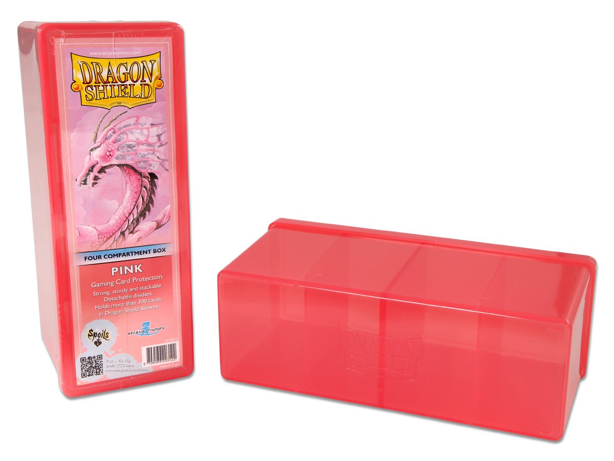 Dragon Shield Four Compartment Box – Pink | Gauntlet Hobbies - Angola
