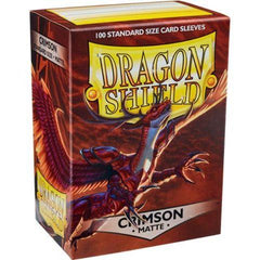 Dragon Shield Matte Sleeve - Crimson ‘Logi’ 100ct | Gauntlet Hobbies - Angola