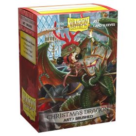 Dragon Shield Art Sleeve - ‘Christmas Dragon' 100ct