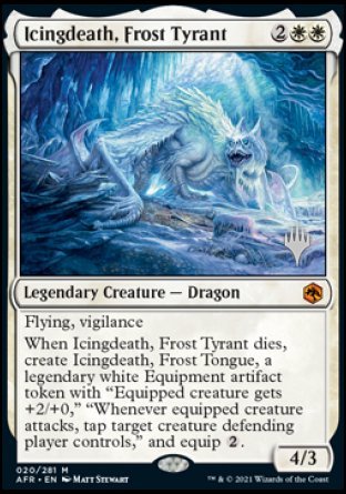 Icingdeath, Frost Tyrant (Promo Pack) [Dungeons & Dragons: Adventures in the Forgotten Realms Promos] | Gauntlet Hobbies - Angola