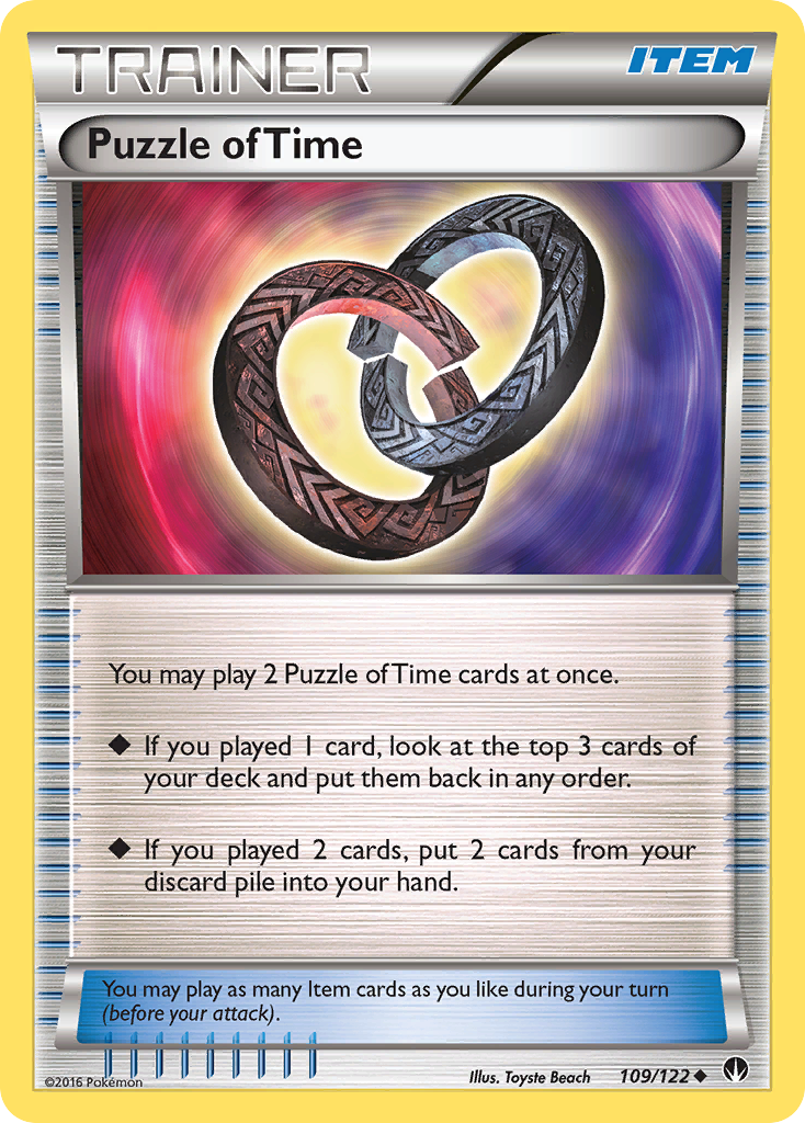 Puzzle of Time (109/122) [XY: BREAKpoint] | Gauntlet Hobbies - Angola
