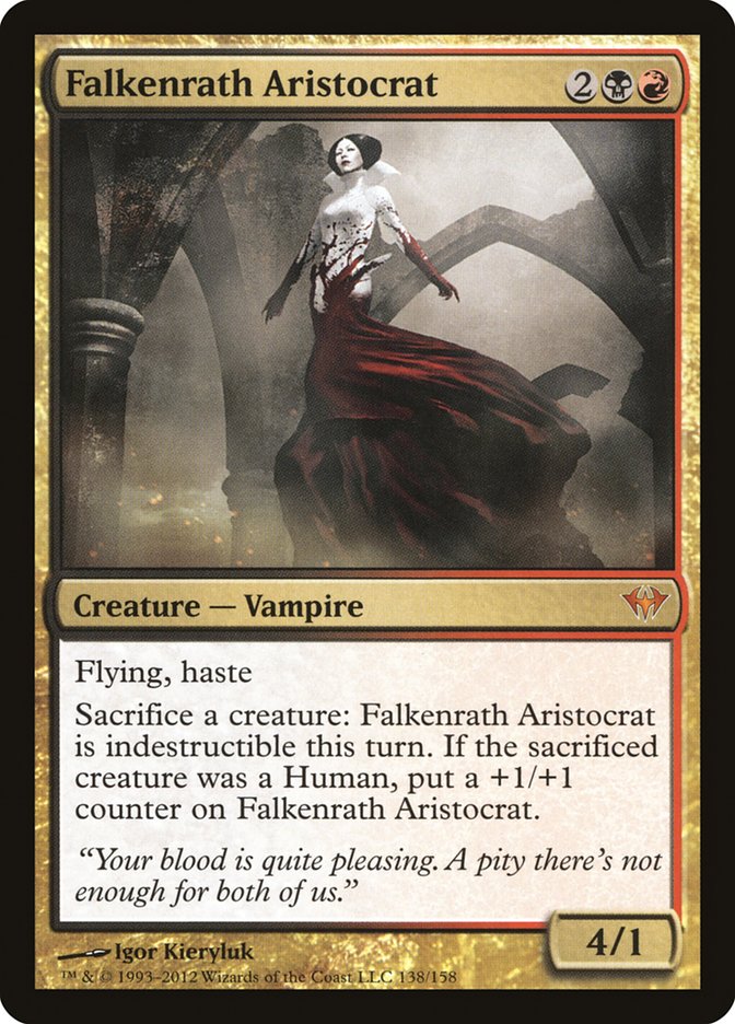 Falkenrath Aristocrat [Dark Ascension] | Gauntlet Hobbies - Angola