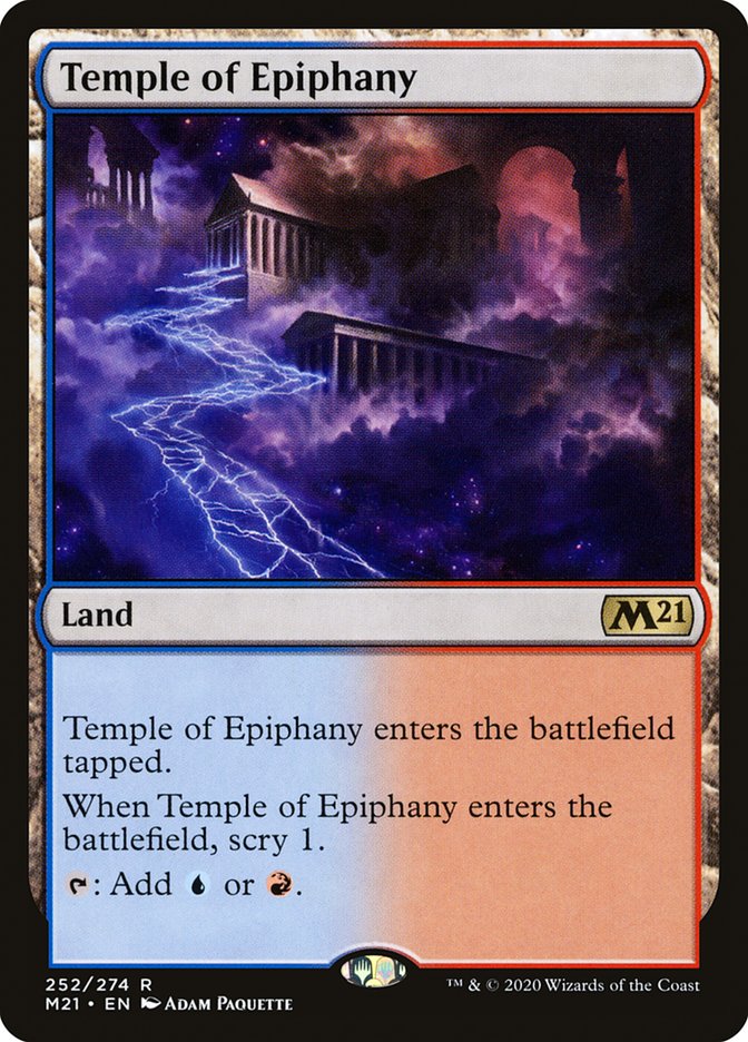 Temple of Epiphany [Core Set 2021] | Gauntlet Hobbies - Angola