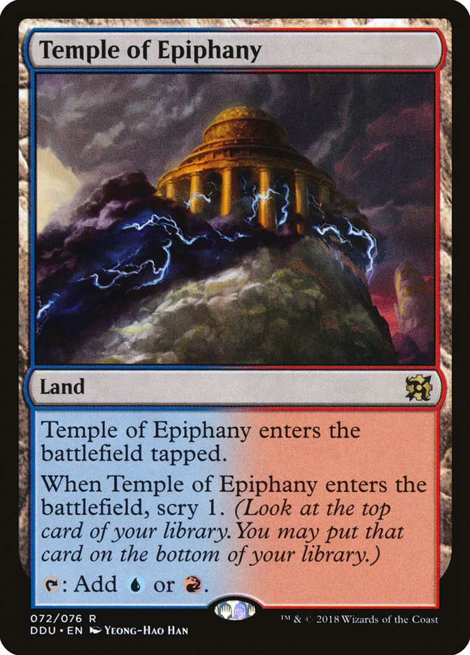 Temple of Epiphany [Duel Decks: Elves vs. Inventors] | Gauntlet Hobbies - Angola