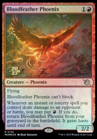 Bloodfeather Phoenix [March of the Machine Prerelease Promos] | Gauntlet Hobbies - Angola
