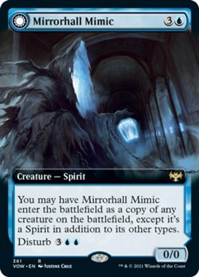 Mirrorhall Mimic // Ghastly Mimicry (Extended) [Innistrad: Crimson Vow] | Gauntlet Hobbies - Angola