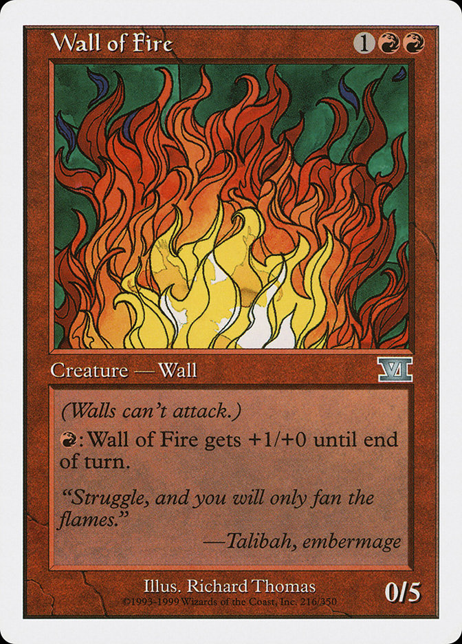 Wall of Fire [Classic Sixth Edition] | Gauntlet Hobbies - Angola