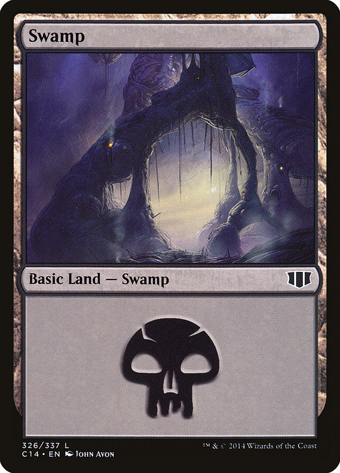 Swamp (326) [Commander 2014] | Gauntlet Hobbies - Angola
